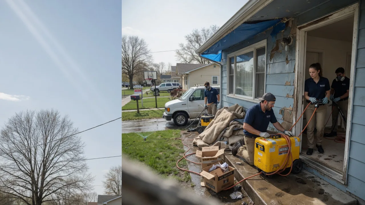 Basement Flood Cleanup in Lower Peach Tree, AL near me